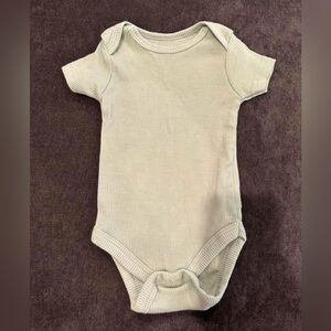 Chick Pea Light Green Striped Bodysuit